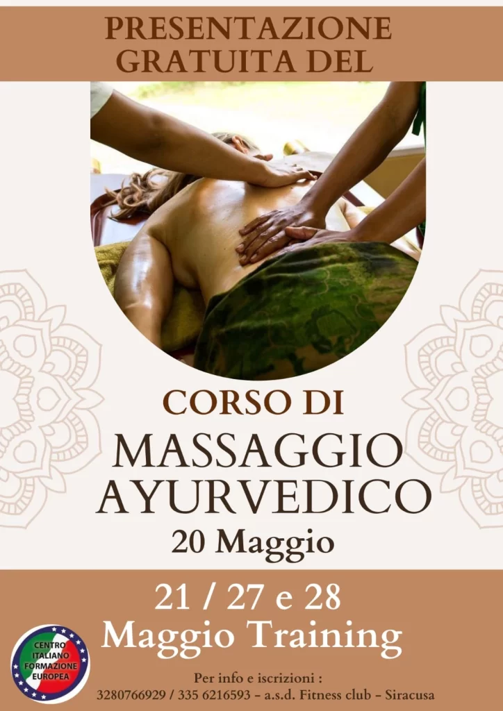 asd fitness messaggio ayurvedico