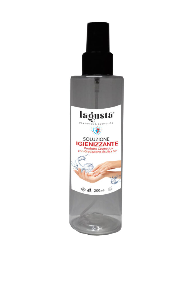 Soluzione Igienizzante per ambienti e superfici. Spray 200ml