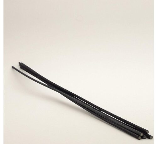 Bastoncini Rattan colore nero - Conf. 6 pezzi